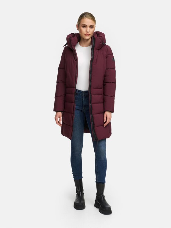 Navahoo Navahoo Kurtka zimowa Mondnebel Bordowy Regular Fit