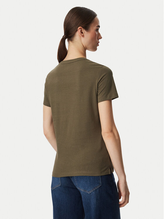 Guess Guess T-Shirt W1YI1B I3Z14 Khaki Regular Fit