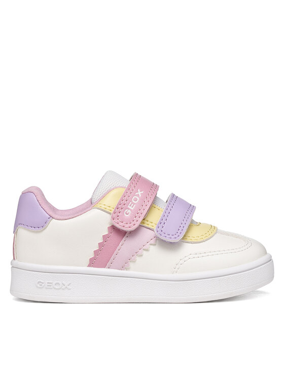 Geox Sneakers B Eclyper Girl B665MA 000BC C1R8Z Alb