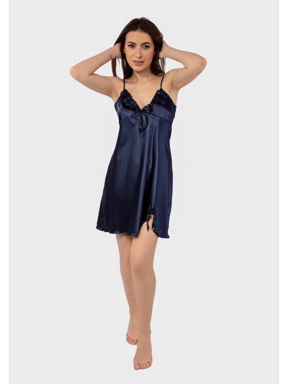 DKaren Lingerie Damska Halka, rozmiar XXL, Granatowa, Gabi