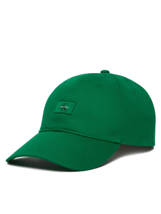 Calvin Klein Calvin Klein Cappellino Monologo Woven Patch Bb Cap LV04D5077G Verde