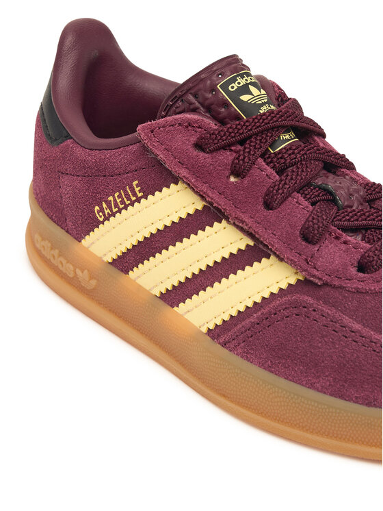 adidas adidas Сникърси Gazelle Indoor Comfort Closure Elastic KI7355 Бордо