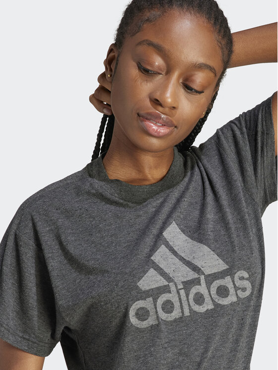 adidas adidas Marškinėliai Future Icons Winners 3.0 IM2423 Pilka Regular Fit