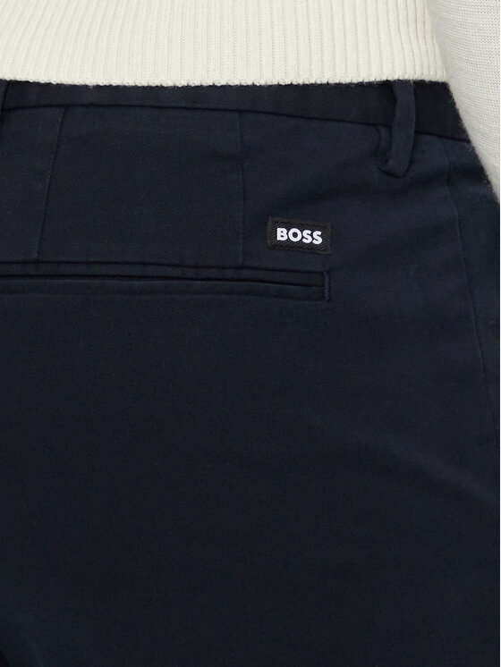 BOSS Boss Chino hlače Kaito1 50487966 Mornarsko modra Slim Fit