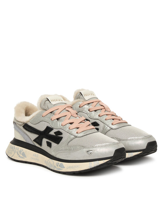 Premiata Premiata Sneakersy Lauryn Var 8533M Srebrny