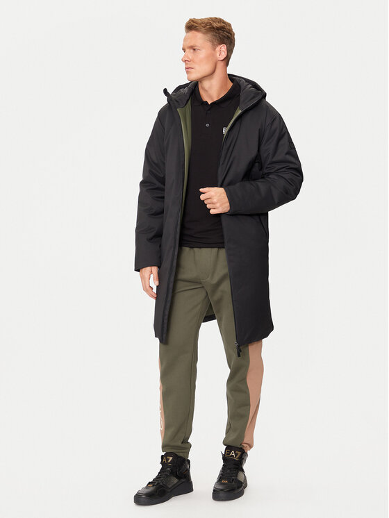 EA7 Emporio Armani EA7 Emporio Armani Žieminė striukė 6DPK01 PNEDZ 1200 Juoda Regular Fit