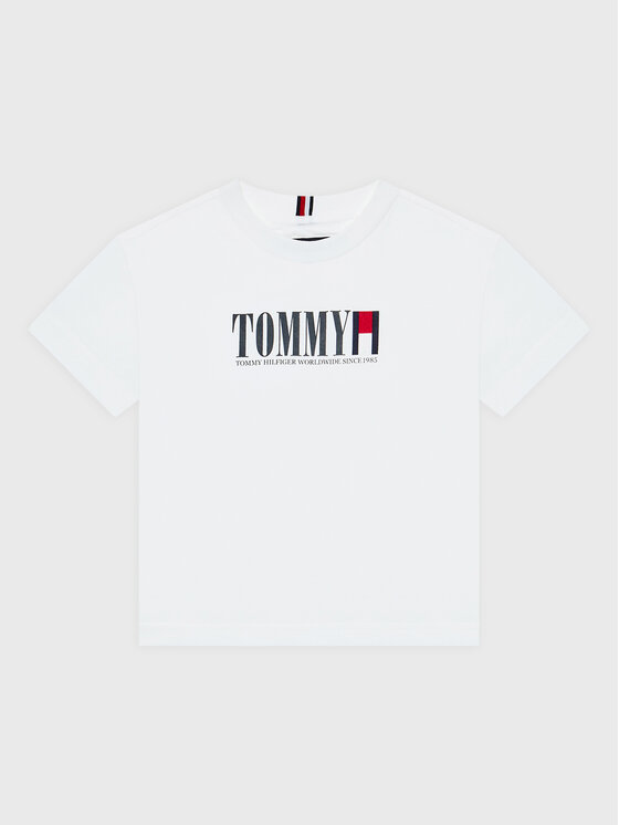 Tommy Hilfiger Tommy Hilfiger T-särk KB0KB07788 M Valge Regular Fit