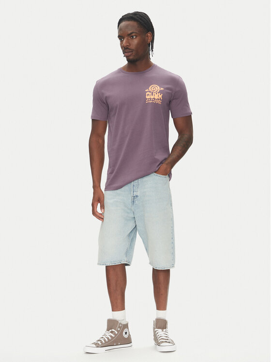 Quiksilver Quiksilver T-Shirt EQYZT08053 Μωβ Regular Fit