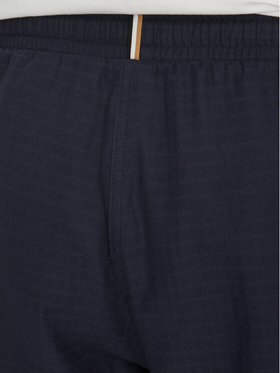 BOSS BOSS Stoffshorts 50540134 Dunkelblau Regular Fit