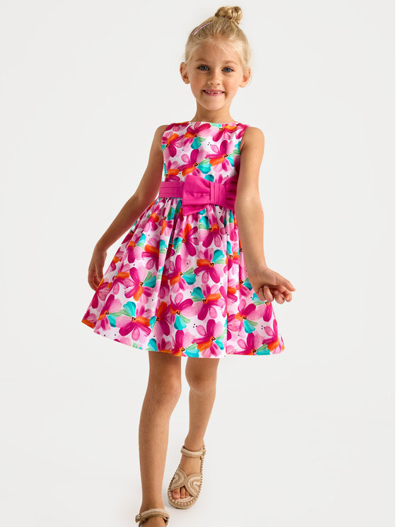 Mayoral Mayoral Elegantes Kleid 3917 Bunt Regular Fit