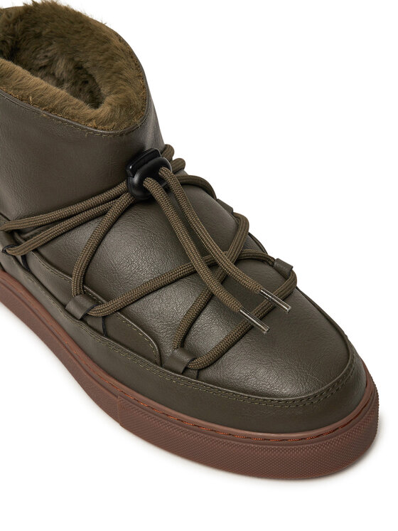 Inuikii Inuikii Śniegowce Grape Low 05600-004 Khaki