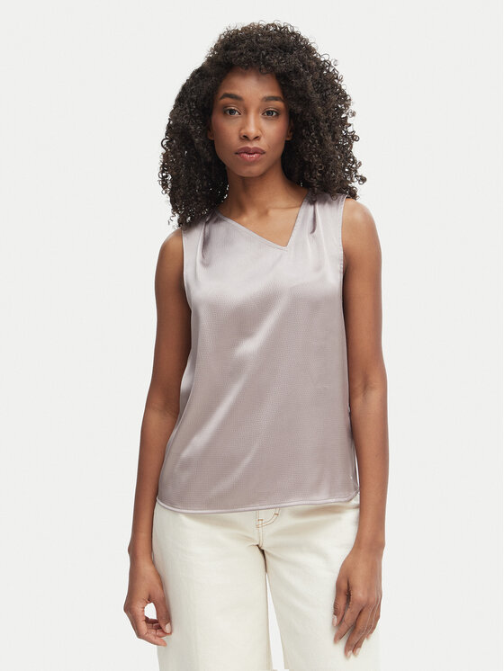 Calvin Klein Bluză LV044F144G Gri Regular Fit