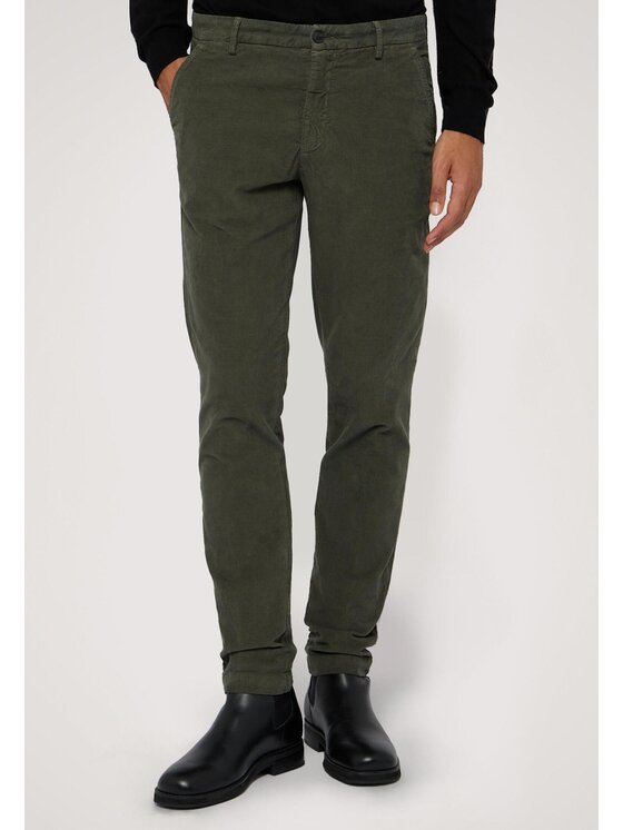 Trussardi Trussardi Pantalone da abito P711M100093N035 Verde Regular Fit