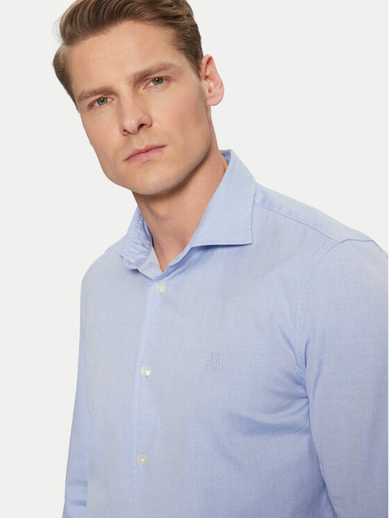 Marc O'Polo Marc O'Polo Camicia B21750442256 Celeste Regular Fit