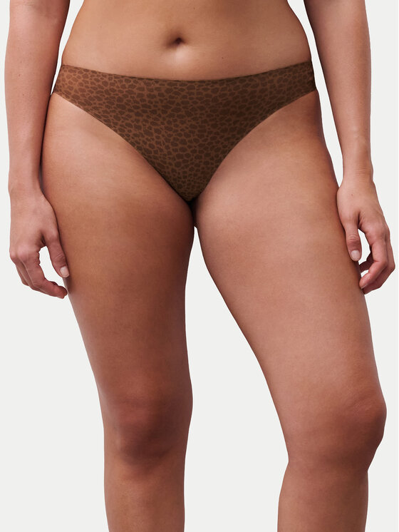 Chantelle Chantelle Στρίνγκ Soft Stretch C11D90 Καφέ