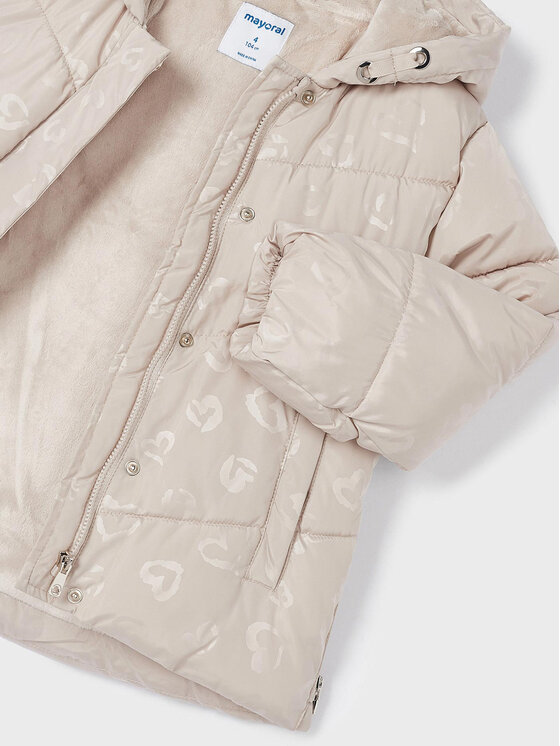 Mayoral Mayoral Зимно яке 4494 Бежов Regular Fit