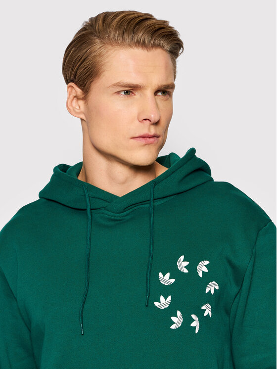 Felpa adicolor Spinner HC4491 Verde Regular Fit