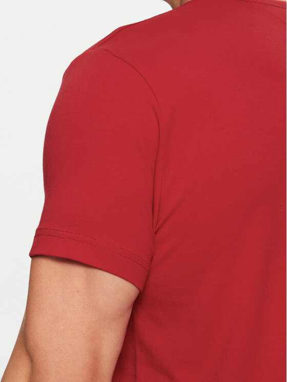 Tommy Hilfiger Tommy Hilfiger T-Shirt MW0MW10800 Czerwony Slim Fit