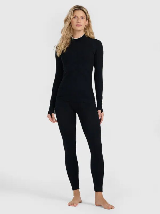 4F 4F Intimo termico pezzo sopra 4FWAW25USEAF206-20S Nero