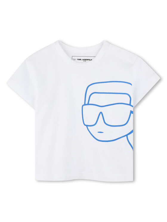 Karl Lagerfeld Kids Karl Lagerfeld Kids Комплект тишърт и панталонки Z30498 M Син Regular Fit