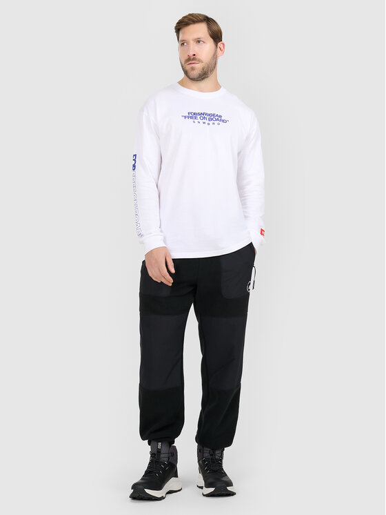 4F 4F Longsleeve FOB Biały Loose Fit