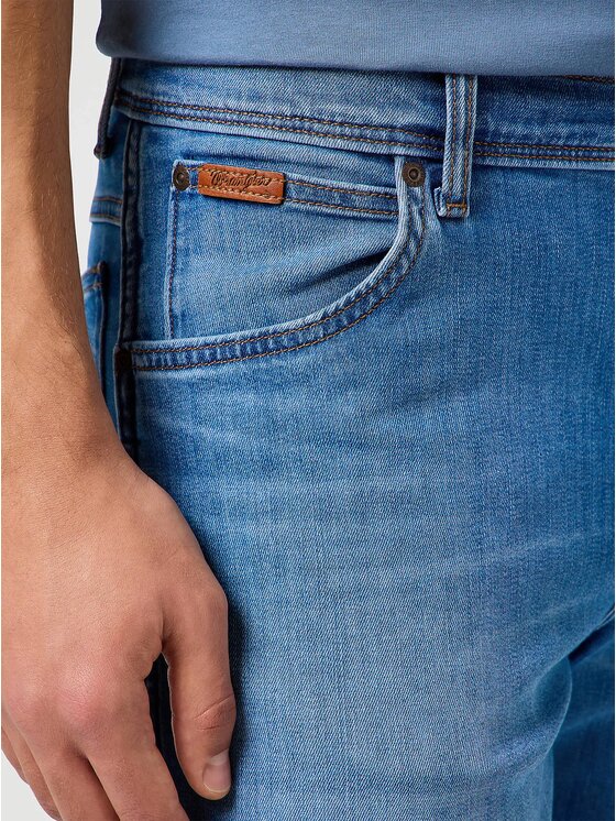 Wrangler Wrangler Jeansy TEXAS SLIM Niebieski Slim Fit