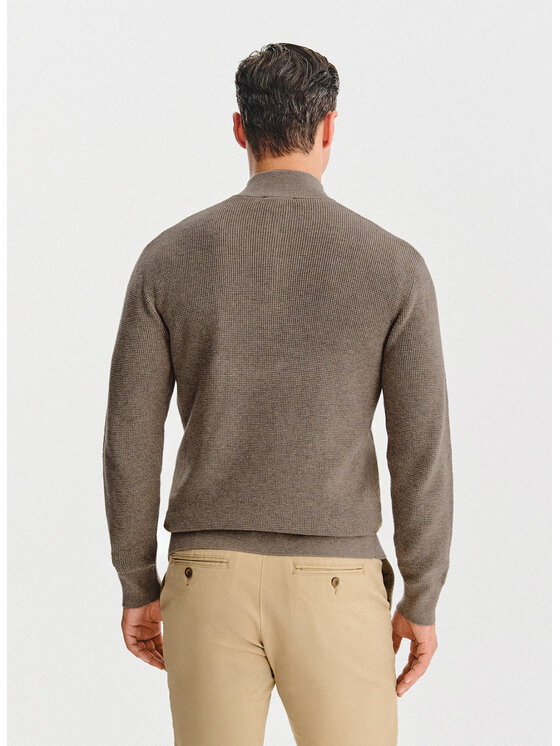 Pako Lorente Pako Lorente Sweter P25WF-2X-010 Brązowy Classic Fit