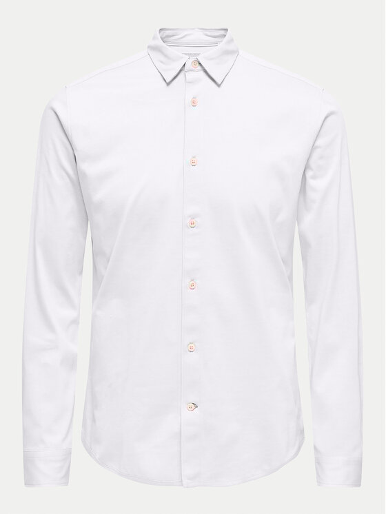 Only & Sons Only & Sons Koszula Robin 22031023 Biały Slim Fit