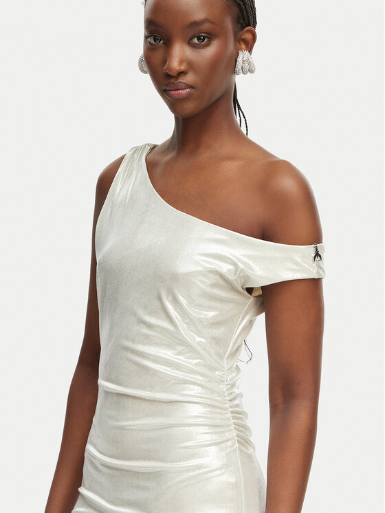 Patrizia Pepe Patrizia Pepe Kokteiļkleita 2A3040/J242-S125 Krēmkrāsas Regular Fit