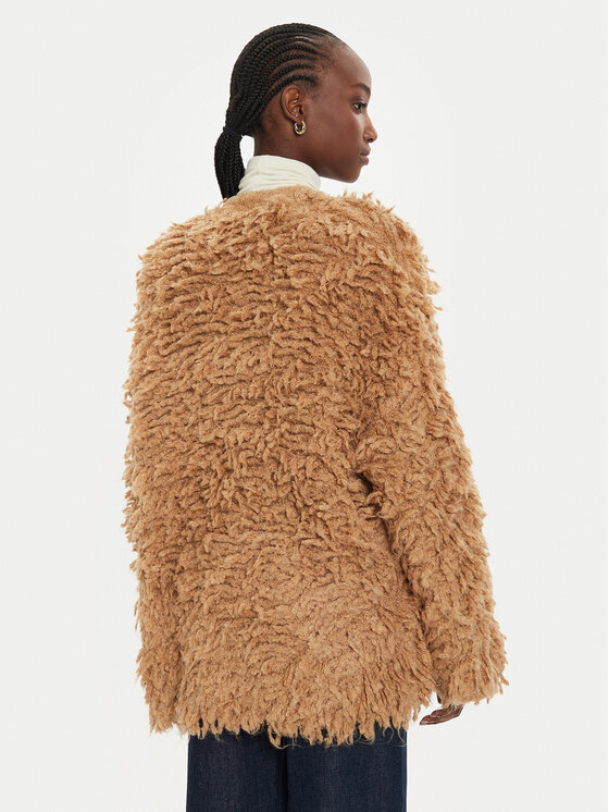 PINKO Pinko Kardigán Filante Cappoto 103928 A22B Hnedá Regular Fit