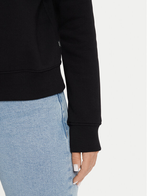 Guess Jeans Guess Jeans Sweatshirt W4YQ10 KC811 Schwarz Classic Fit