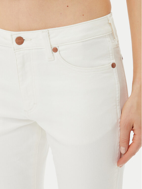 Wrangler Wrangler Τζιν 112362665 Λευκό Bootcut Fit