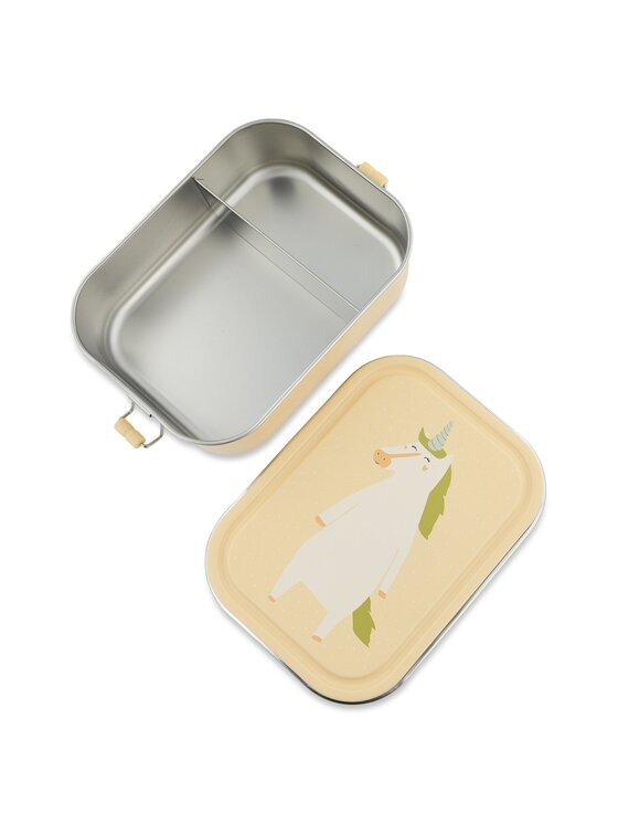 Trixie Baby Trixie Baby Lunchbox Duży stalowy lunch box - Jednorożec Beżowy