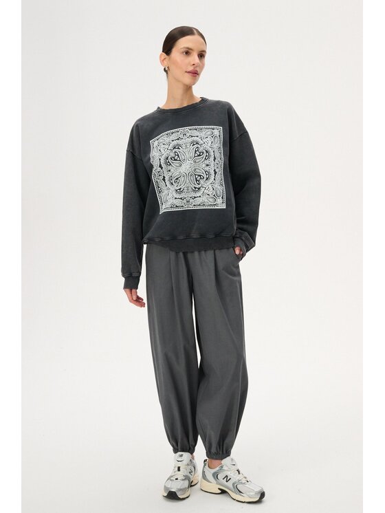 LEBRAND LEBRAND Μπλούζα Bailey Γκρι Regular Fit