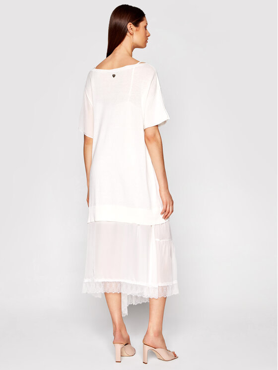 TWINSET TWINSET Igapäevane kleit 211TT3151 Valge Regular Fit