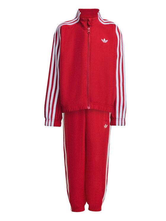 adidas adidas Trenirka Woven KC5052 Rdeča Loose Fit
