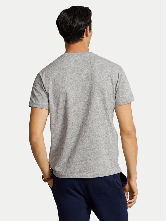 Polo Ralph Lauren Polo Ralph Lauren T-Shirt 710707087006 Γκρι Regular Fit