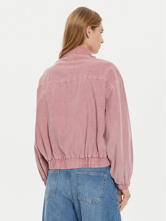Roxy Roxy Geacă Slow Song ERJJK03614 Roz Oversize