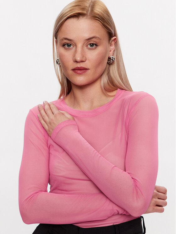 HUGO Hugo Bluse 50489194 Rosa Slim Fit