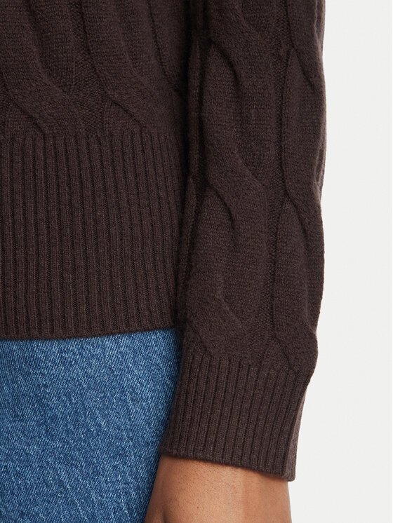 Tommy Hilfiger Tommy Hilfiger Kardigán WW0WW52191 Tmavo hnedá Regular Fit