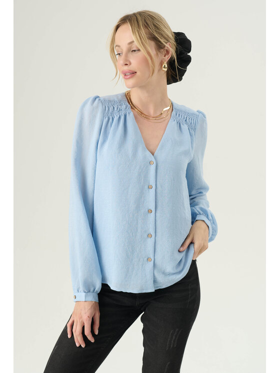 Femestage Femestage Halenka Femestage ESSENTIAL LINE BLU2310-012 Modrá Regular Fit