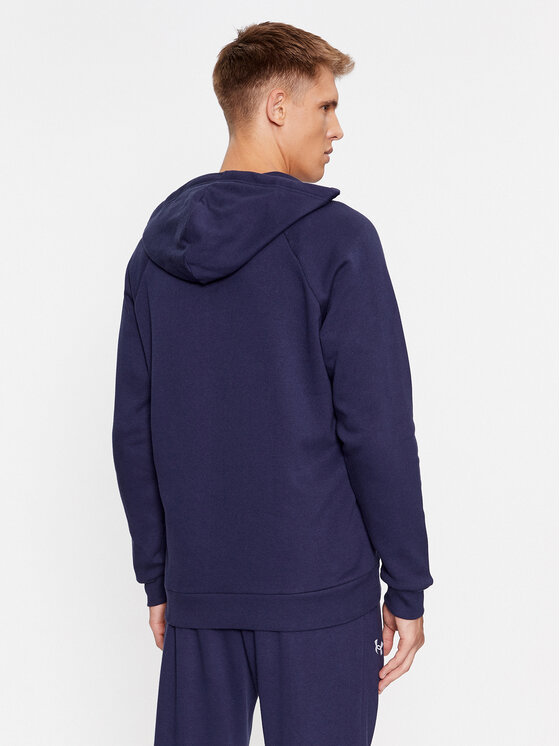 Under Armour Under Armour Džemperis Ua Rival Fleece Fz Hoodie 1379767 Tamsiai mėlyna Loose Fit