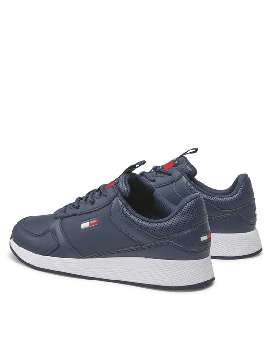 Tommy Jeans Tommy Jeans Sneakersy Flexi Runner Ess EM0EM01080 Granatowy