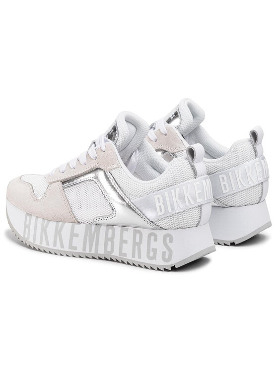 Sneakers Low Top Lace Up B4BKW0096 Bianco