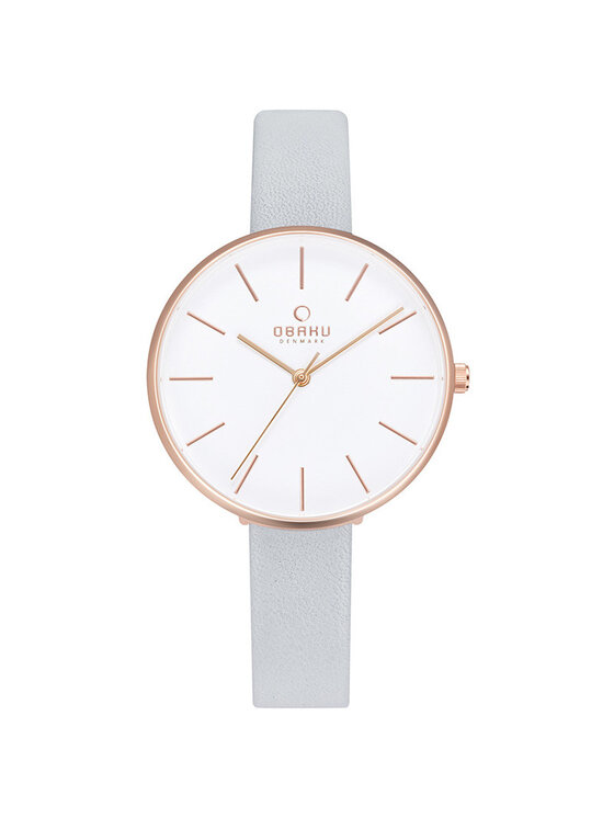 Obaku Obaku Hodinky V211LXVIRL Šedá