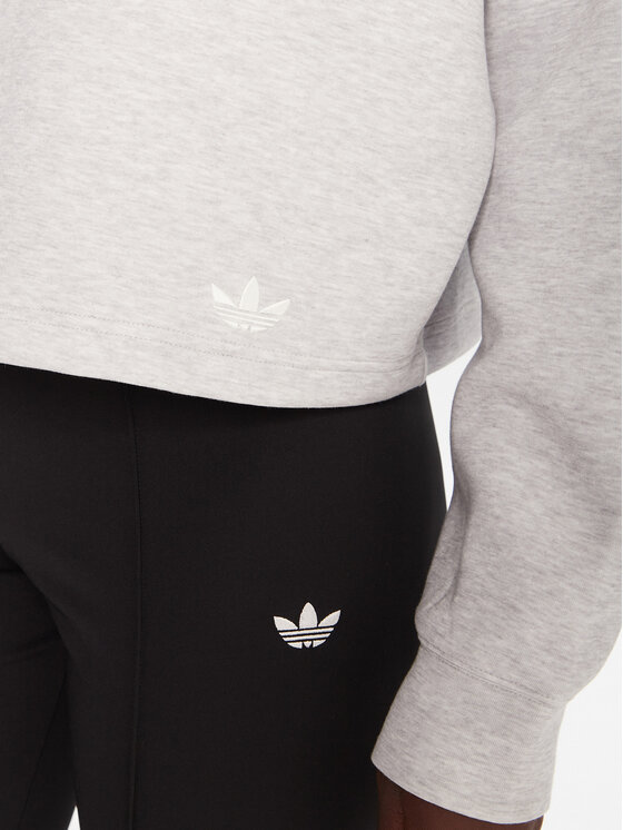 adidas adidas Суитшърт Off Placed 3-Stripes JW3596 Сив Regular Fit