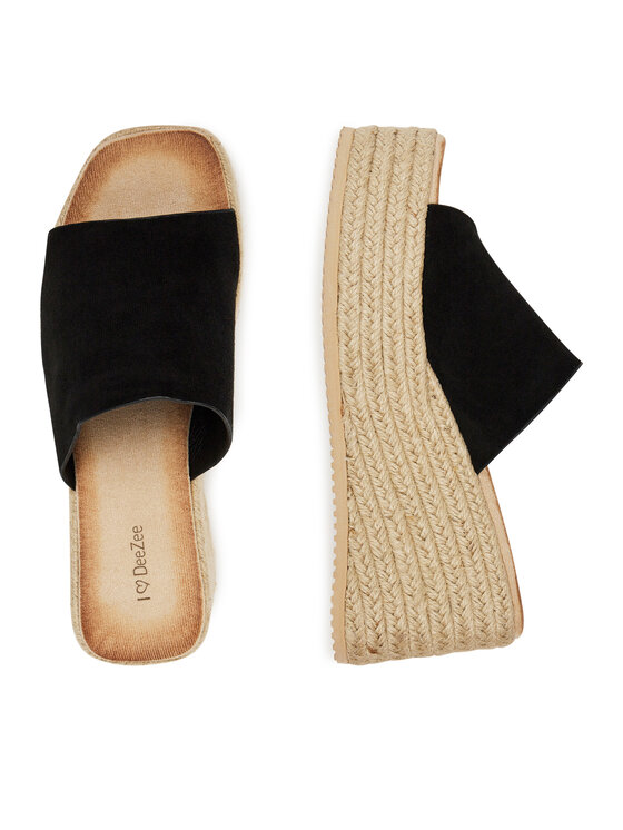DeeZee DeeZee Espadrile LE601-113 Negru