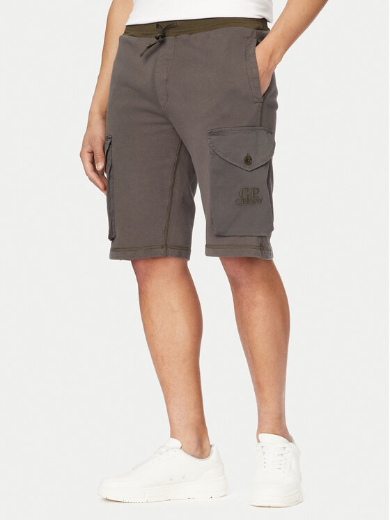 C.P. Company Спортни шорти 18CMSB160A006090M Сив Regular Fit