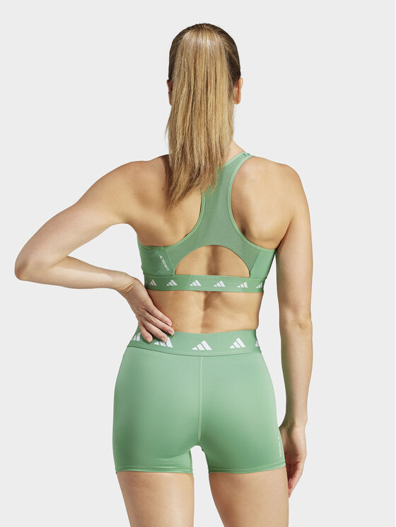 adidas adidas Спортен сутиен Powerreact Training IT6641 Зелен