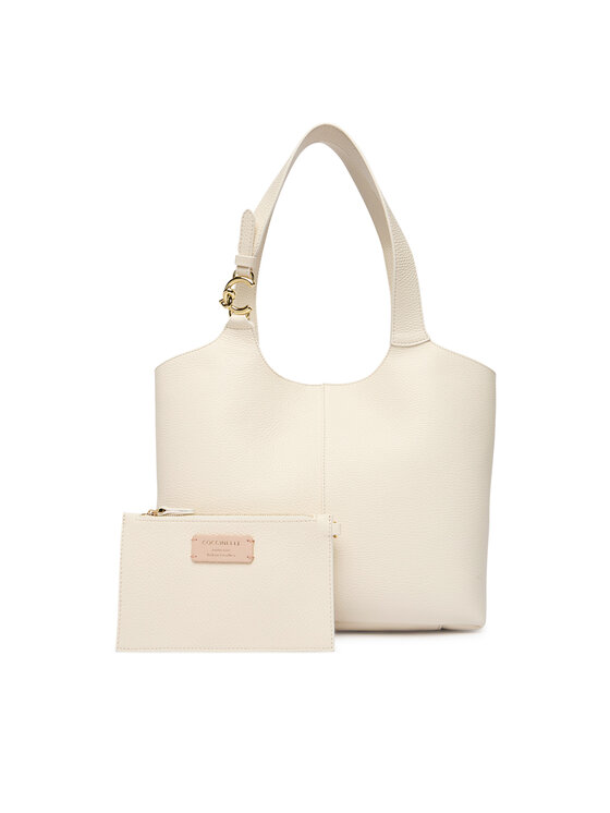 Coccinelle Coccinelle Borsetta SHA Coccinelle C-Easy E1 SHA 11 02 01 Écru